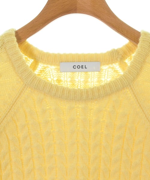 COEL（コエル）ニット・セーター 黄 サイズ:F レディース/2200668123280