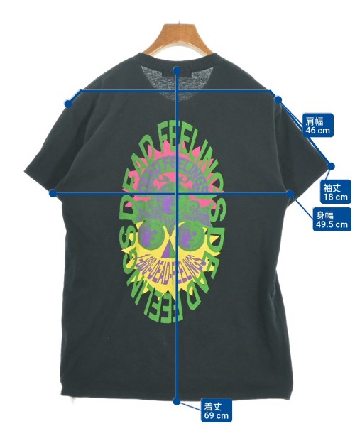DEAD FEELINGS（デッドフィーリングス）Tシャツ・カットソー 黒 サイズ:M メンズ/2200621661101