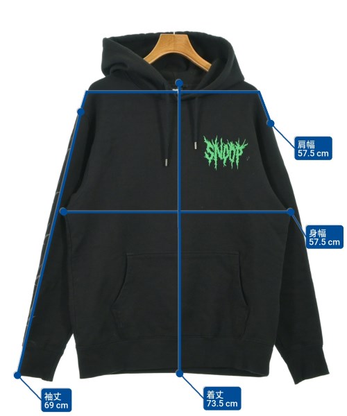 SSS WORLD CORP（トリプルエスワールドコープ）パーカー 黒 サイズ:XL メンズ/2200640132040