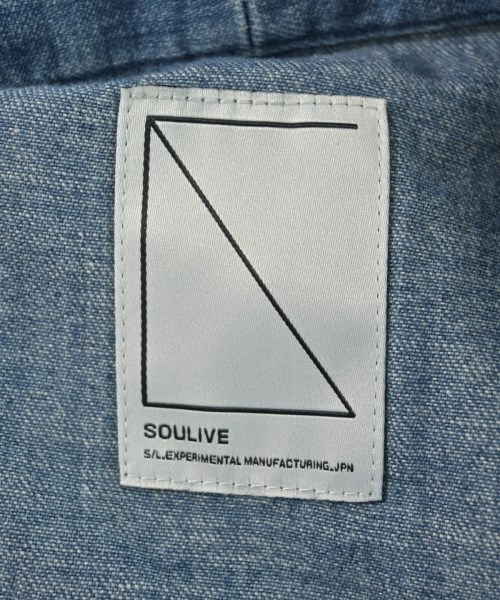 SOULIVE（ソウライブ）カジュアルシャツ 紺 サイズ:2(M位) メンズ/2200630816059