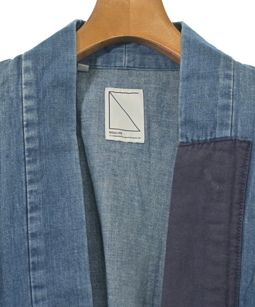 SOULIVE（ソウライブ）カジュアルシャツ 紺 サイズ:2(M位) メンズ/2200630816059