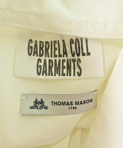 GABRIELA COLL GARMENTS（ガブリエラコールガーメンツ）カジュアルシャツ 白 サイズ:1(S位) メンズ/2200628873095
