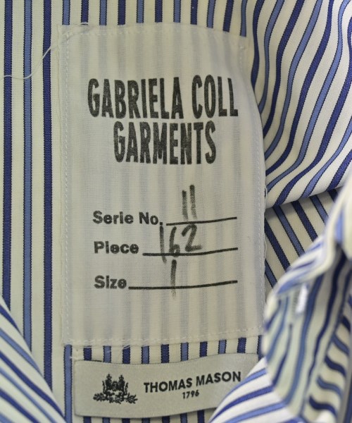 GABRIELA COLL GARMENTS（ガブリエラコールガーメンツ）カジュアルシャツ 白 サイズ:1(S位) メンズ/2200628873101