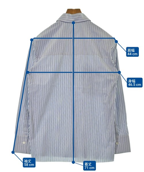 GABRIELA COLL GARMENTS（ガブリエラコールガーメンツ）カジュアルシャツ 白 サイズ:1(S位) メンズ/2200628873101