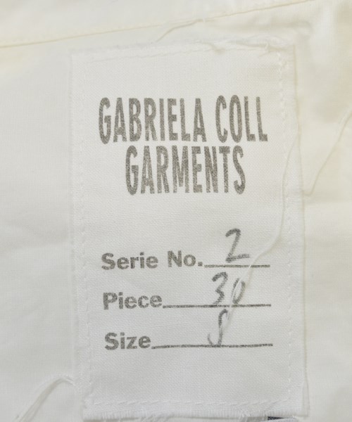 GABRIELA COLL GARMENTS（ガブリエラコールガーメンツ）カジュアルシャツ 白 サイズ:S レディース/2200613431033