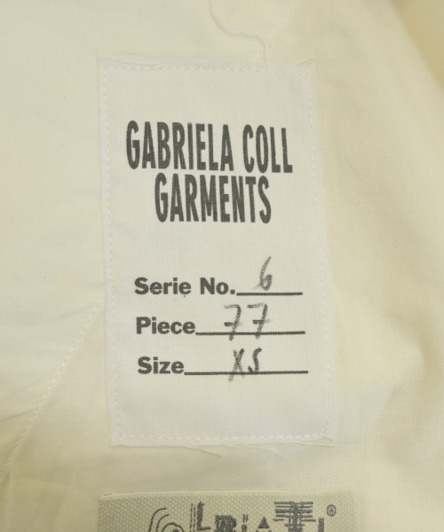 GABRIELA COLL GARMENTS（ガブリエラコールガーメンツ）その他 白 サイズ:XS レディース/2200697636034