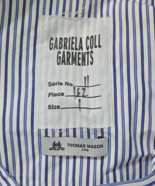 GABRIELA COLL GARMENTS（ガブリエラコールガーメンツ）カジュアルシャツ 白 サイズ:1(S位) メンズ/2200698964013