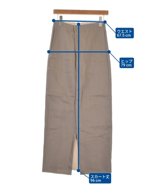GABRIELA COLL GARMENTS（ガブリエラコールガーメンツ）ロング・マキシ丈スカート ベージュ サイズ:0(XS位) レディース/2200645534047