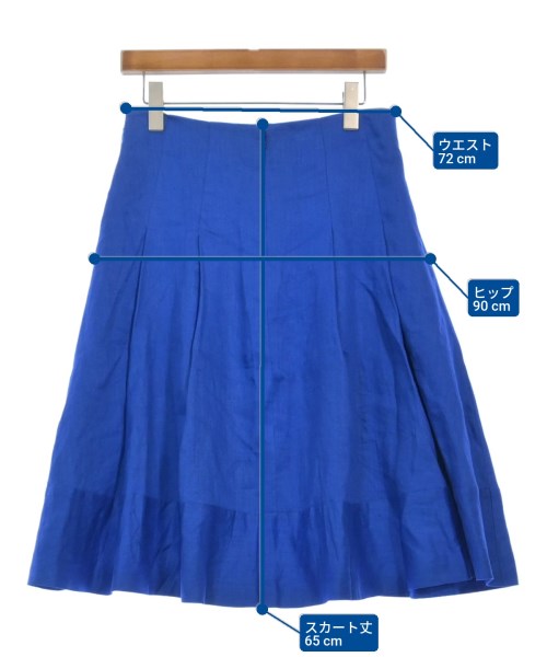 ELISA（エリザ）ひざ丈スカート 青 サイズ:2(M位) レディース/2200598378026
