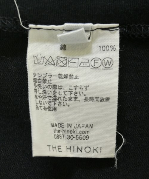 THE HINOKI（ザヒノキ）Tシャツ・カットソー 黒 サイズ:0(XS位) レディース/2200700151073