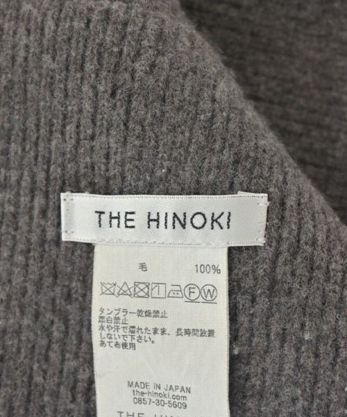 THE HINOKI（ザヒノキ）マフラー グレー サイズ:- メンズ/2200725405519