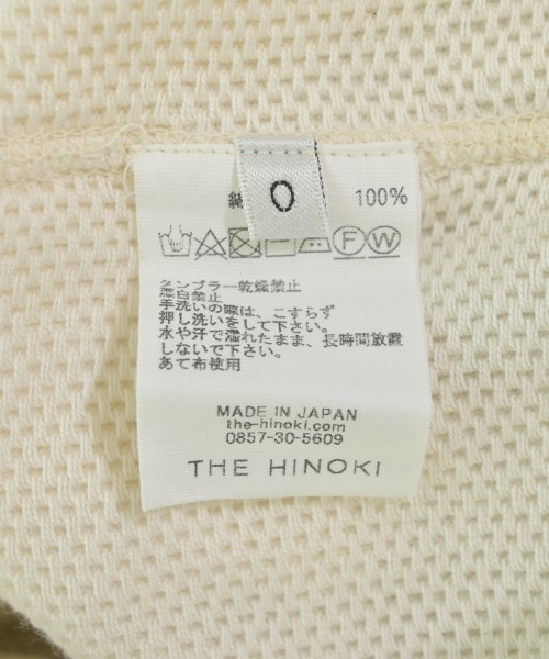 THE HINOKI（ザヒノキ）タンクトップ 白 サイズ:0(XS位) レディース/2200677957074