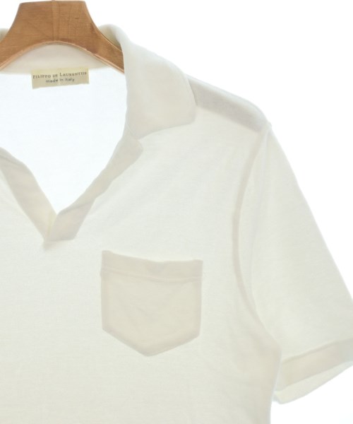 FILIPPO DE LAURENTIIS（フィリッポデラウレンティス）ポロシャツ 白 サイズ:44(S位) メンズ/2200636749023
