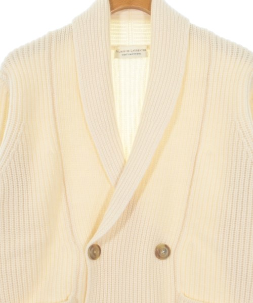 FILIPPO DE LAURENTIIS（フィリッポデラウレンティス）カーディガン 白 サイズ:-(XS位) メンズ/2200627777011