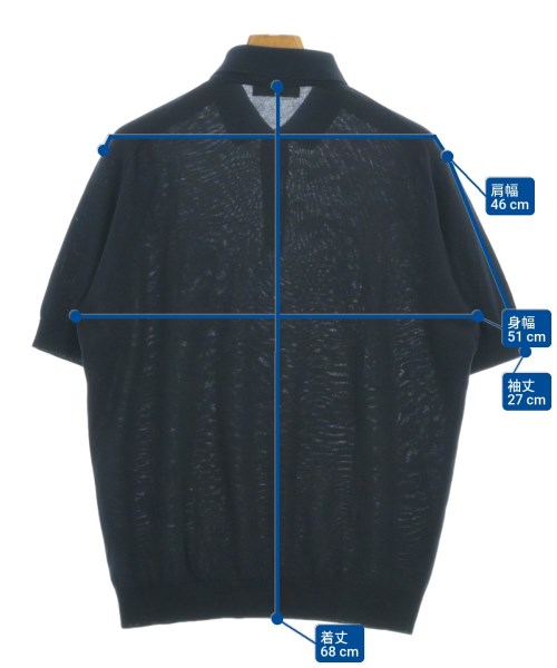 FILIPPO DE LAURENTIIS（フィリッポデラウレンティス）ニット・セーター 紺 サイズ:52(XXL位) メンズ/2200697628237