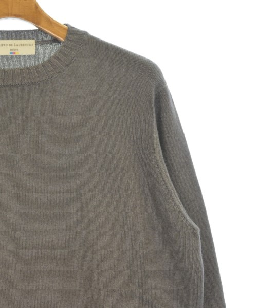 FILIPPO DE LAURENTIIS（フィリッポデラウレンティス）ニット・セーター 茶 サイズ:52(XXL位) メンズ/2200697628268