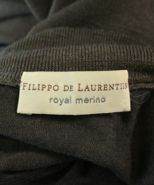 FILIPPO DE LAURENTIIS（フィリッポデラウレンティス）ニット・セーター 茶 サイズ:54(L位) メンズ/2200697628312