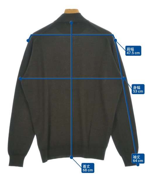 FILIPPO DE LAURENTIIS（フィリッポデラウレンティス）ニット・セーター 茶 サイズ:54(L位) メンズ/2200697628312