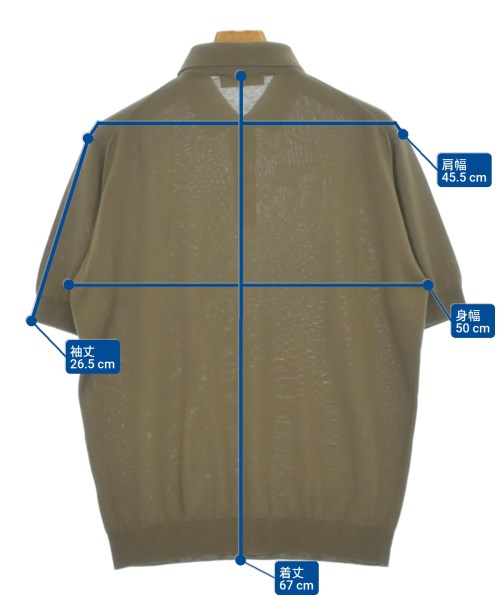 FILIPPO DE LAURENTIIS（フィリッポデラウレンティス）ニット・セーター 茶 サイズ:52(XXL位) メンズ/2200697628329
