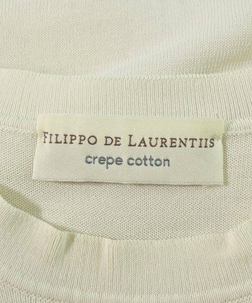 FILIPPO DE LAURENTIIS（フィリッポデラウレンティス）ニット・セーター 白 サイズ:44(S位) メンズ/2200712857109