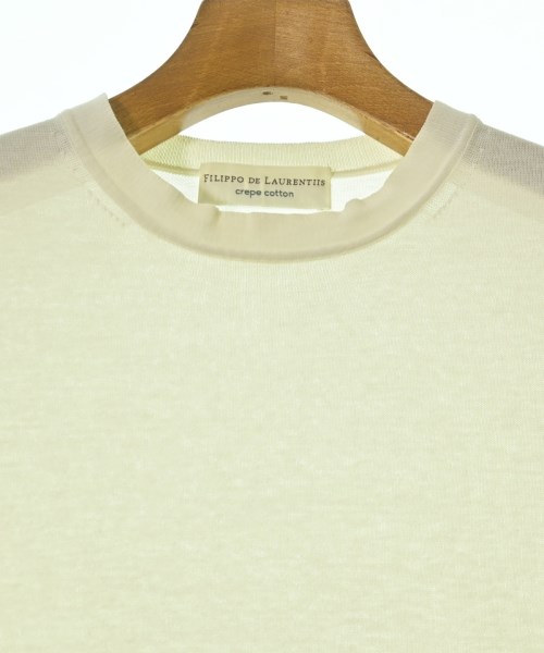 FILIPPO DE LAURENTIIS（フィリッポデラウレンティス）ニット・セーター 白 サイズ:44(S位) メンズ/2200712857109
