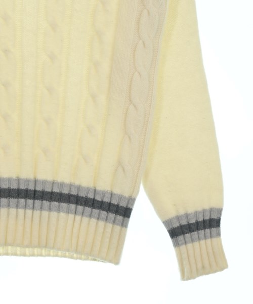 FILIPPO DE LAURENTIIS（フィリッポデラウレンティス）ニット・セーター 白 サイズ:48(L位) メンズ/2200648112013