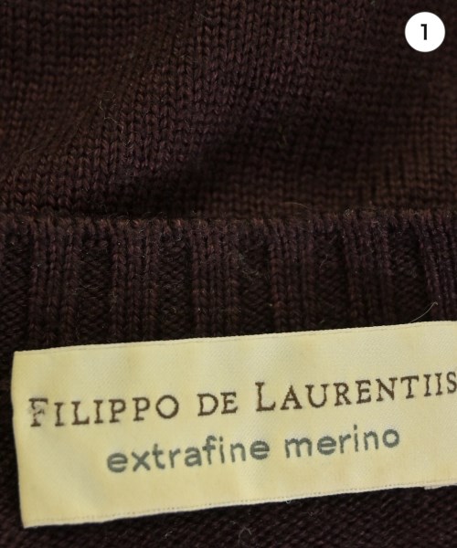 FILIPPO DE LAURENTIIS（フィリッポデラウレンティス）ニット・セーター 赤 サイズ:F メンズ/2200734678010