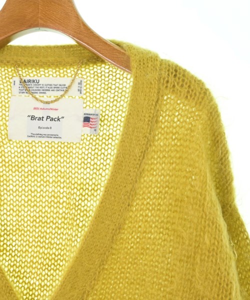 DAIRIKU（ダイリク）カーディガン 黄 サイズ:ONE メンズ/2200640563042