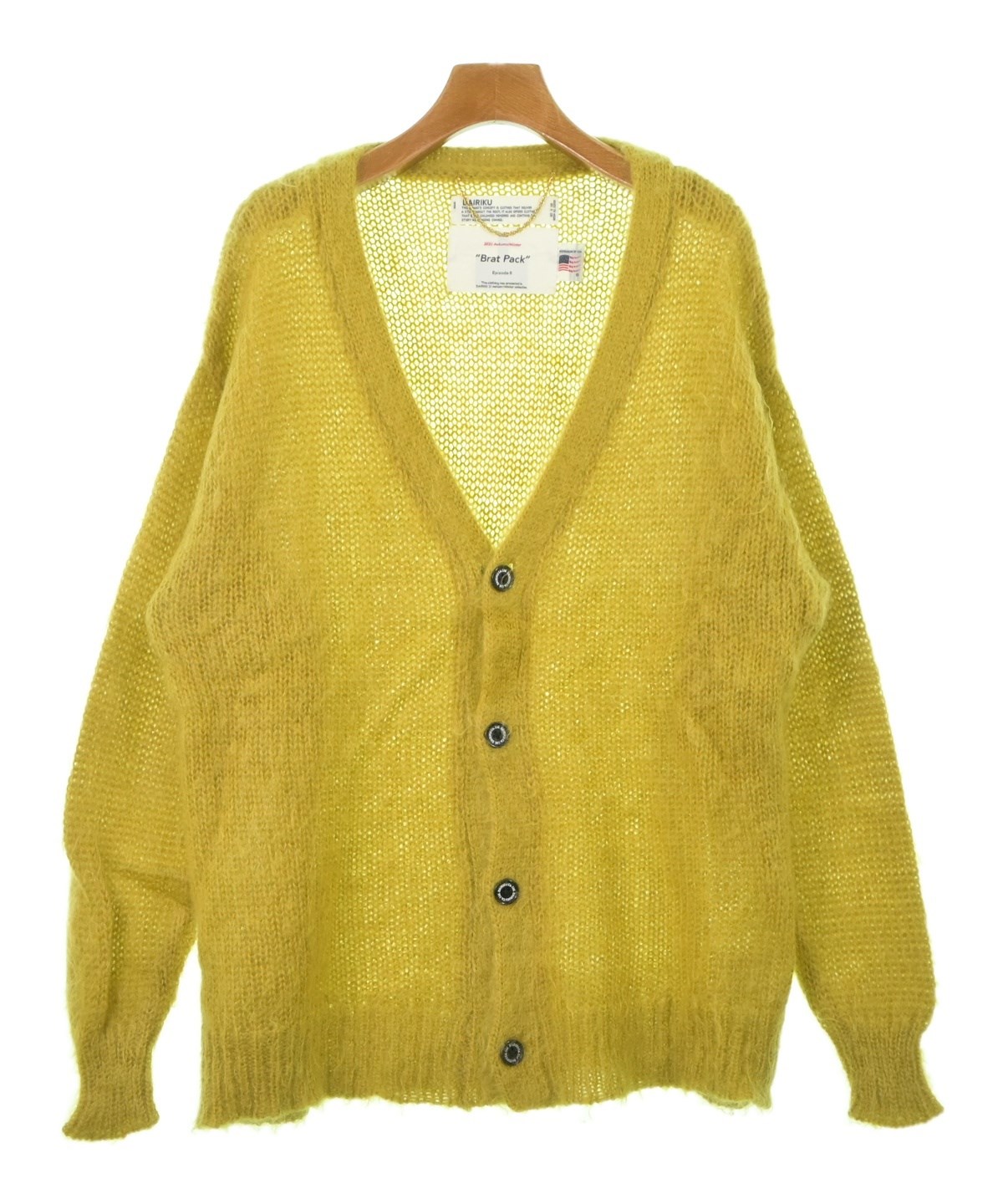 DAIRIKU（ダイリク）カーディガン 黄 サイズ:ONE メンズ/2200640563042