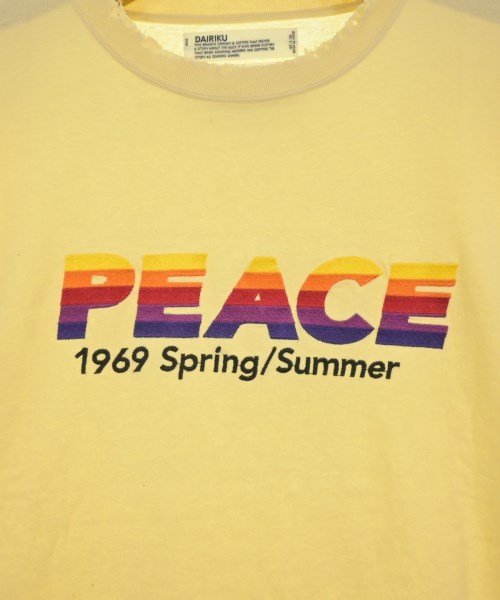 DAIRIKU（ダイリク）Tシャツ・カットソー 黄 サイズ:F メンズ/2200632110025