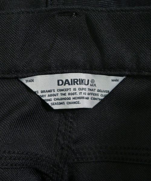 DAIRIKU（ダイリク）その他 黒 サイズ:27(XS位) メンズ/2200632882038