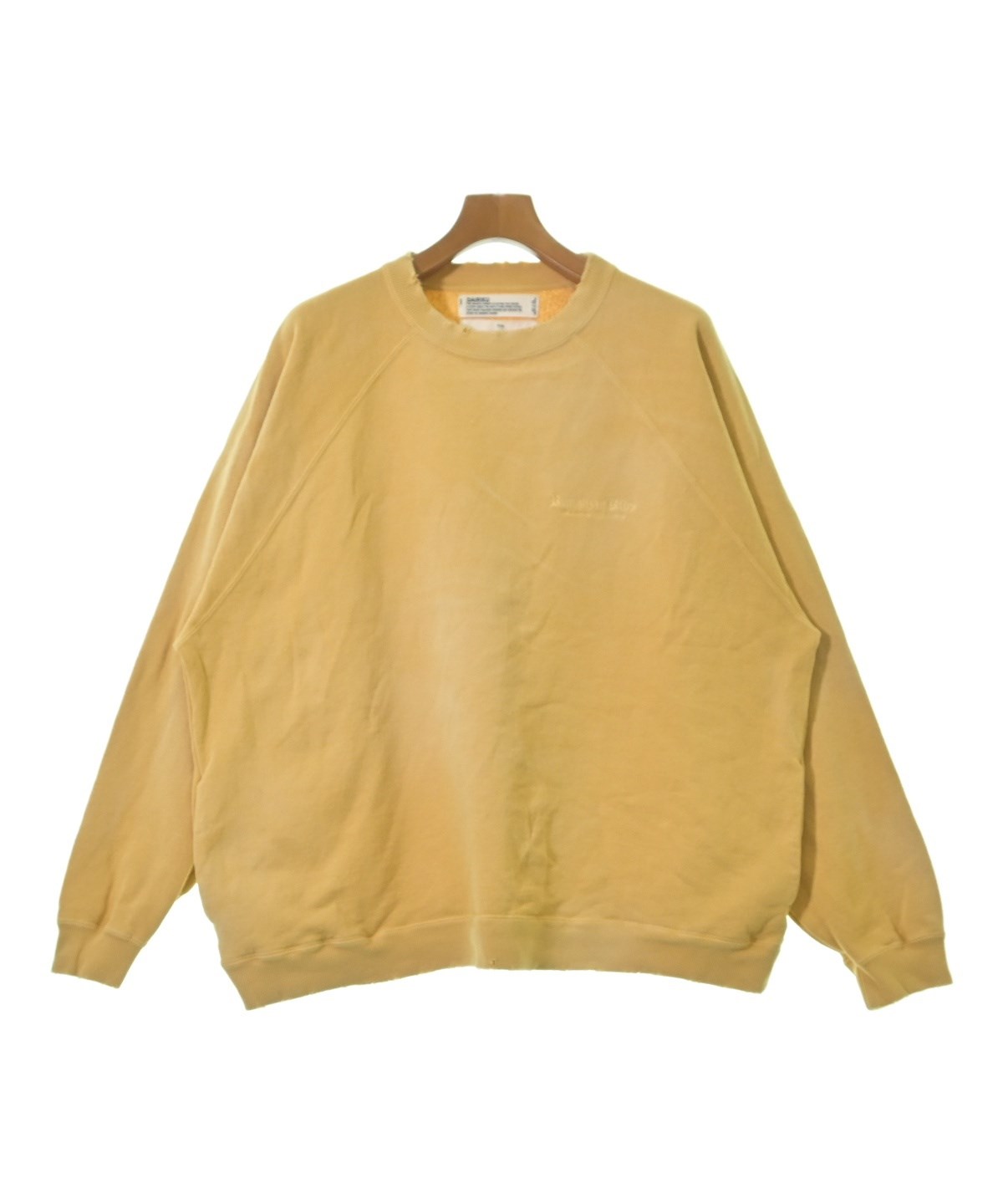 DAIRIKU（ダイリク）スウェット 黄 サイズ:M メンズ/2200634258022