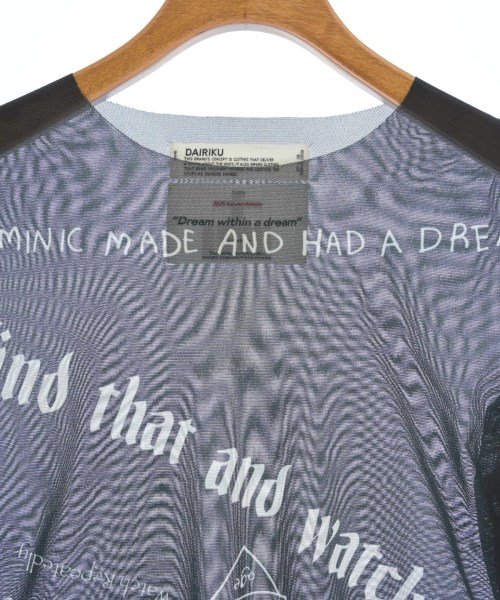 DAIRIKU（ダイリク）Tシャツ・カットソー 黒 サイズ:L メンズ/2200617507055