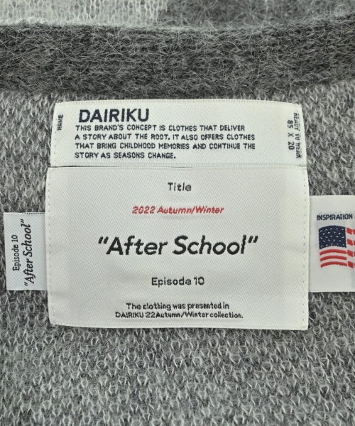 DAIRIKU（ダイリク）カーディガン グレー サイズ:M メンズ/2200619529024