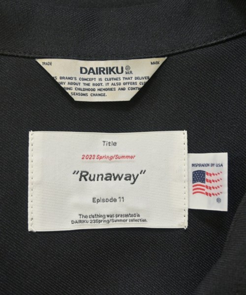 DAIRIKU（ダイリク）その他 黒 サイズ:M メンズ/2200672996030