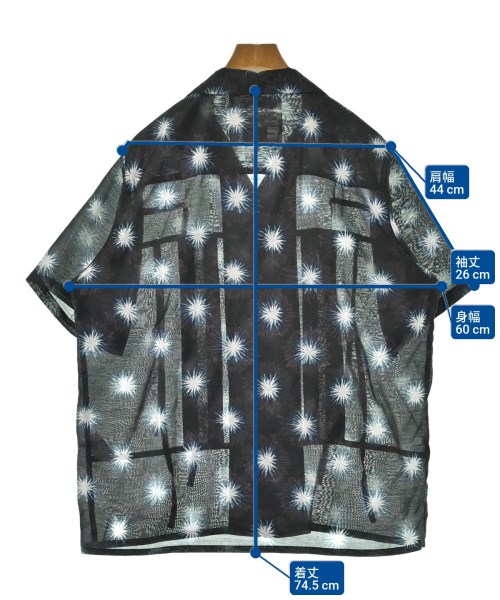 DAIRIKU（ダイリク）カジュアルシャツ 黒 サイズ:L メンズ/2200663357192