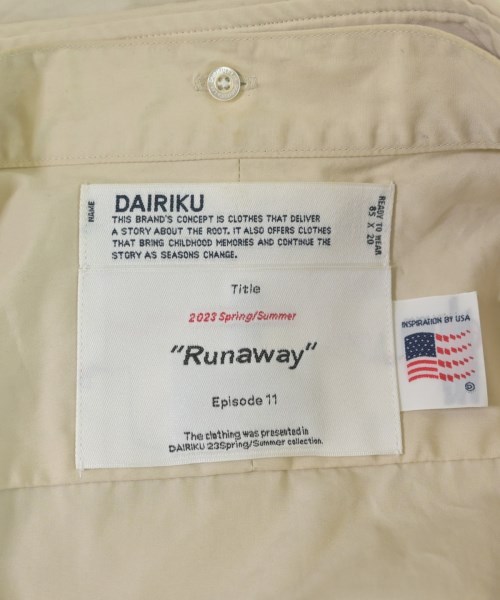 DAIRIKU（ダイリク）カジュアルシャツ ベージュ サイズ:M メンズ/2200672667046
