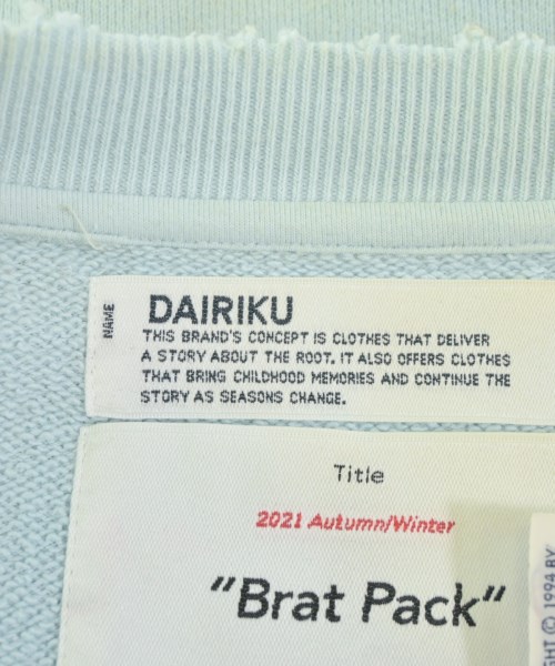 DAIRIKU（ダイリク）スウェット 青 サイズ:M メンズ/2200675614467