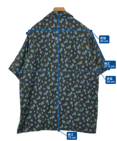 DAIRIKU（ダイリク）カジュアルシャツ 黒 サイズ:M メンズ/2200679424048