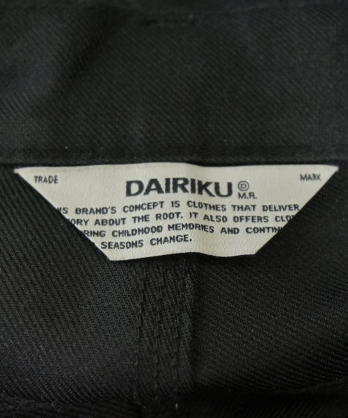 DAIRIKU（ダイリク）その他 黒 サイズ:S メンズ/2200695429010