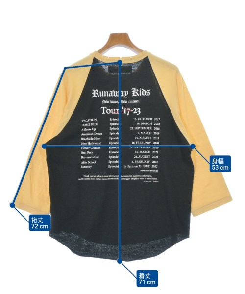 DAIRIKU（ダイリク）Tシャツ・カットソー 黒 サイズ:L メンズ/2200696203022