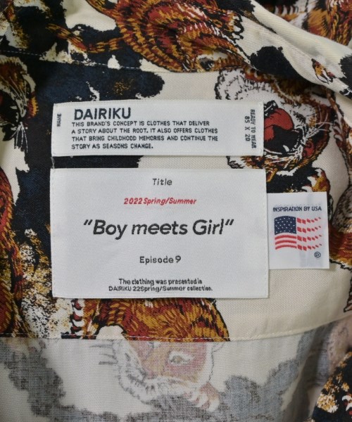 DAIRIKU（ダイリク）カジュアルシャツ 白 サイズ:M メンズ/2200655512059