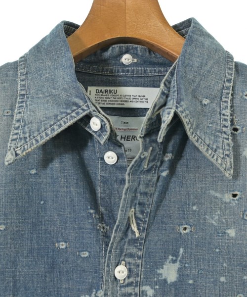 DAIRIKU（ダイリク）カジュアルシャツ 青 サイズ:M メンズ/2200656807079