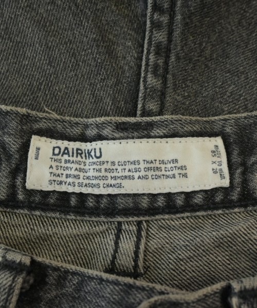 DAIRIKU（ダイリク）デニムパンツ グレー サイズ:29(S位) メンズ/2200712465038