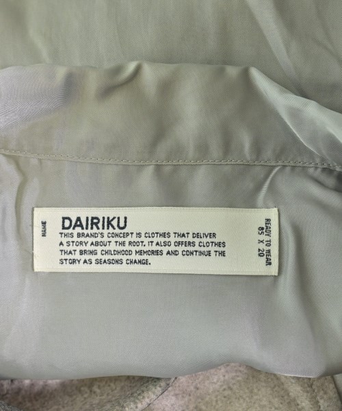 DAIRIKU（ダイリク）カジュアルシャツ グレー サイズ:M メンズ/2200714694047
