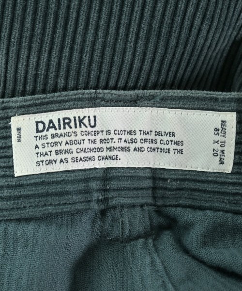 DAIRIKU（ダイリク）その他 緑 サイズ:31(M位) メンズ/2200715809082