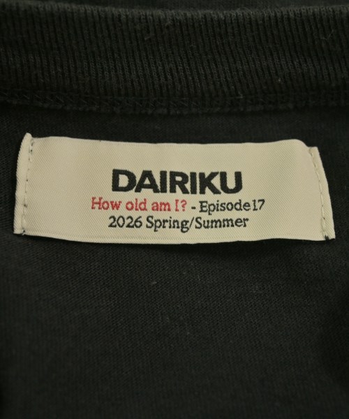 DAIRIKU（ダイリク）Tシャツ・カットソー 黒 サイズ:L メンズ/2200718640033