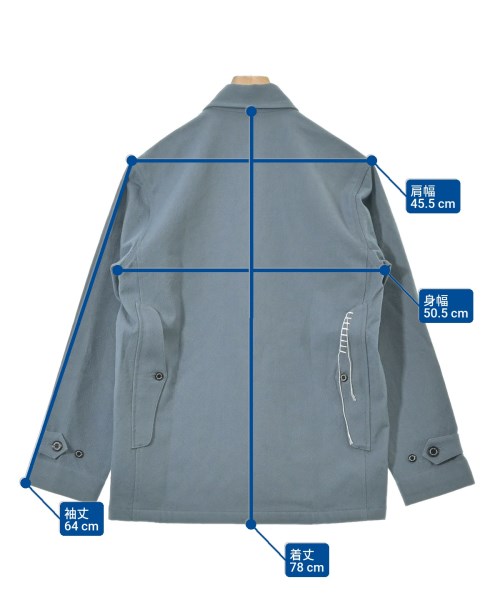 DAIRIKU（ダイリク）カバーオール 青 サイズ:L メンズ/2200647073018