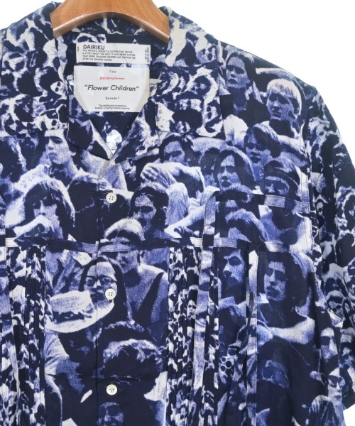 DAIRIKU（ダイリク）カジュアルシャツ 紺 サイズ:M メンズ/2200650673021