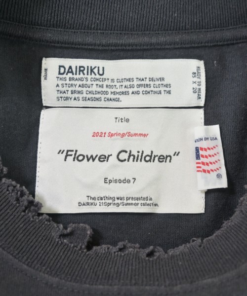 DAIRIKU（ダイリク）Tシャツ・カットソー グレー サイズ:F メンズ/2200650673038